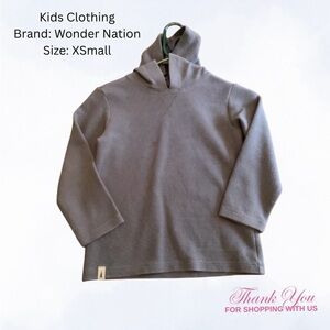 Wonder Nation Men's Charcoal Turtleneck Sweater